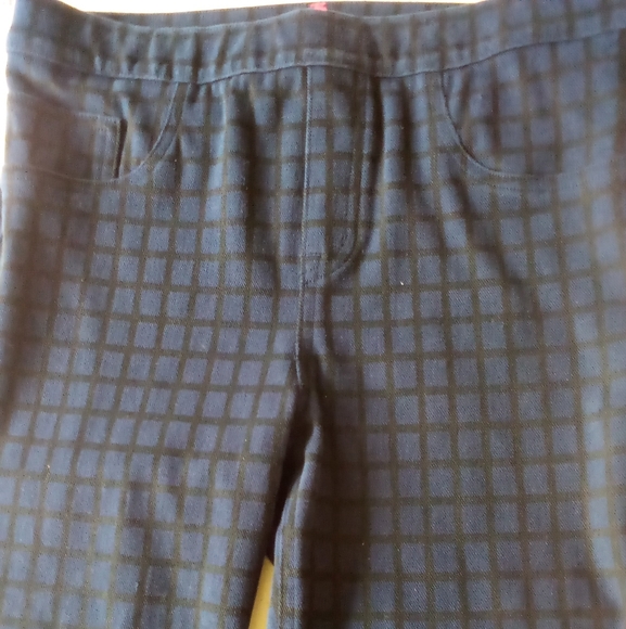 Spanx navy blue plaid leggings - Picture 6 of 9